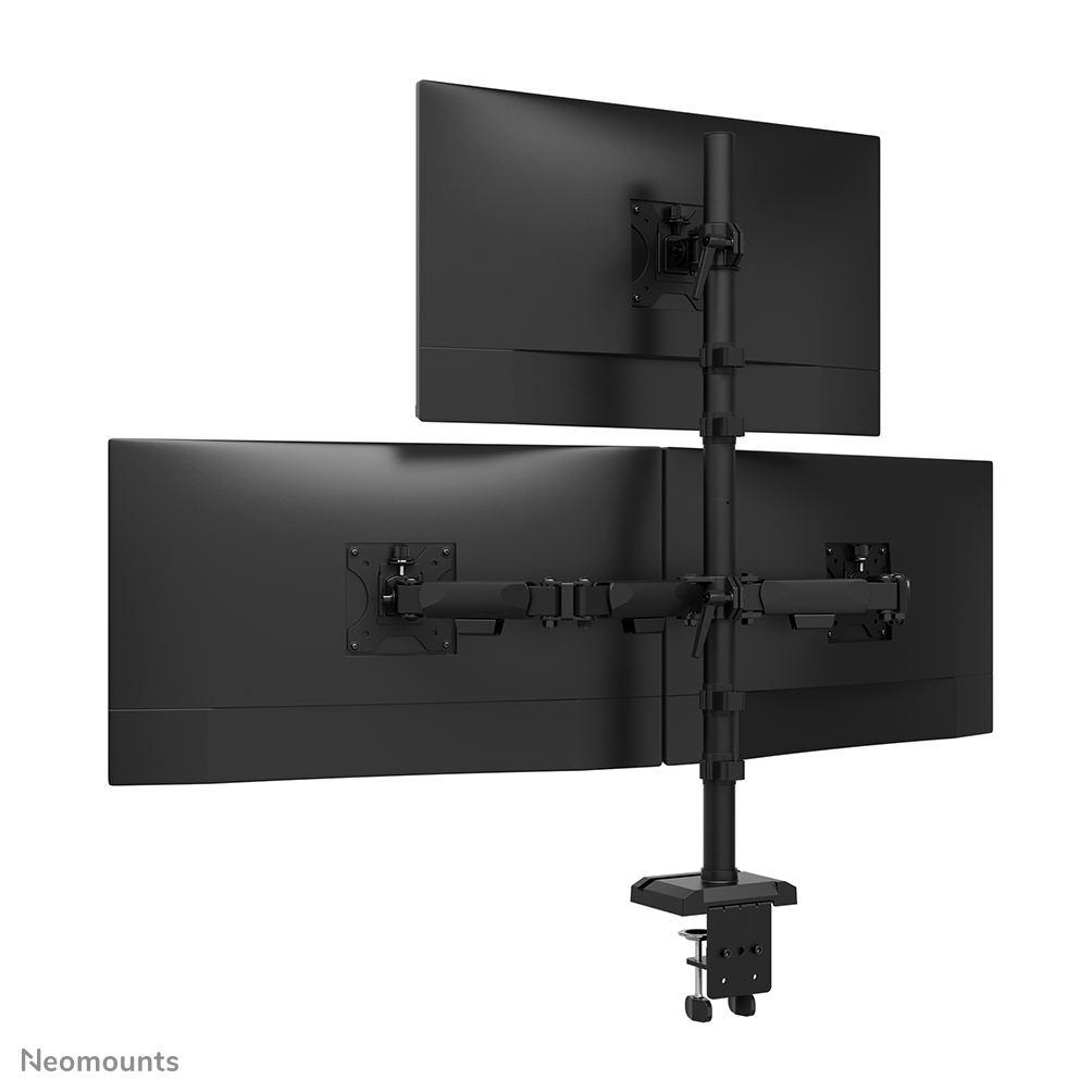 Neomounts DS60-600BL2-1 Supporto per triplo monitor 10-32"